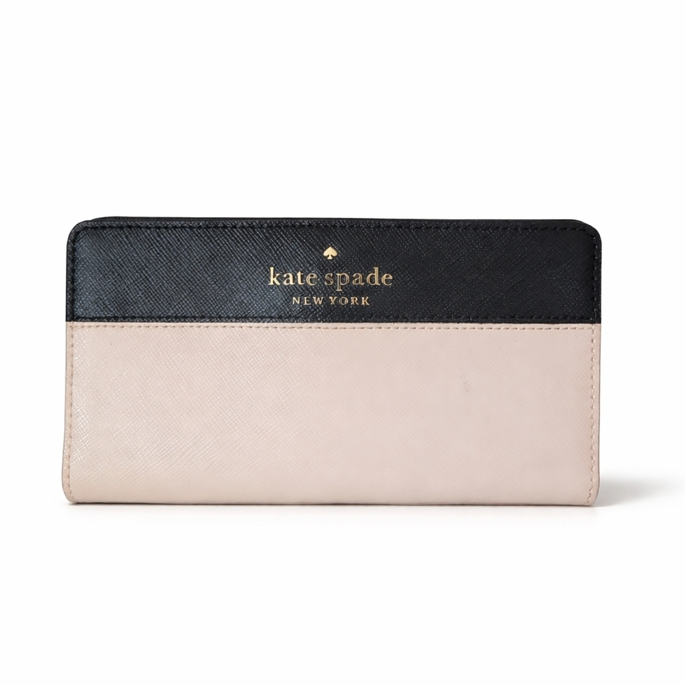 Kate Spade Staci Colorblock Saffiano Leather Bifold Wallet NWT